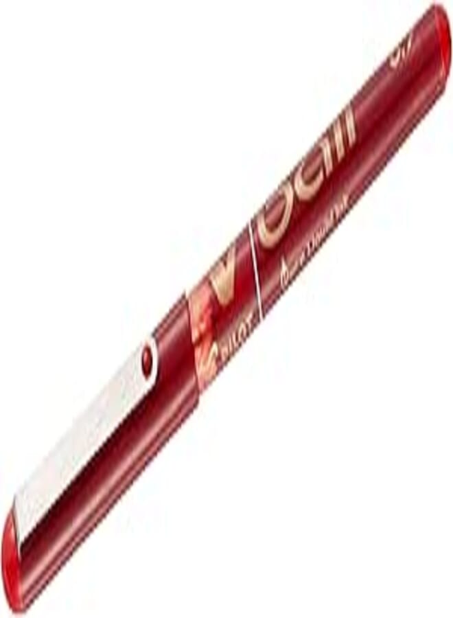 Pilot V-Ball VB7 Rollerball Pen Fine 0.7mm Tip Red BLVB501